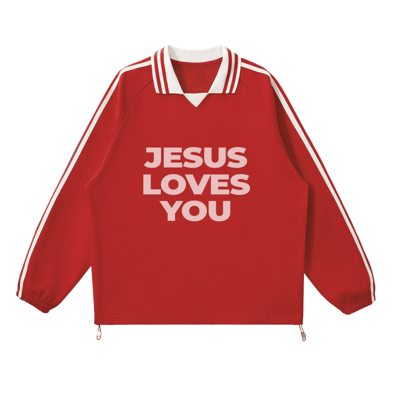 Jesus Loves You - Red Sweatshirt