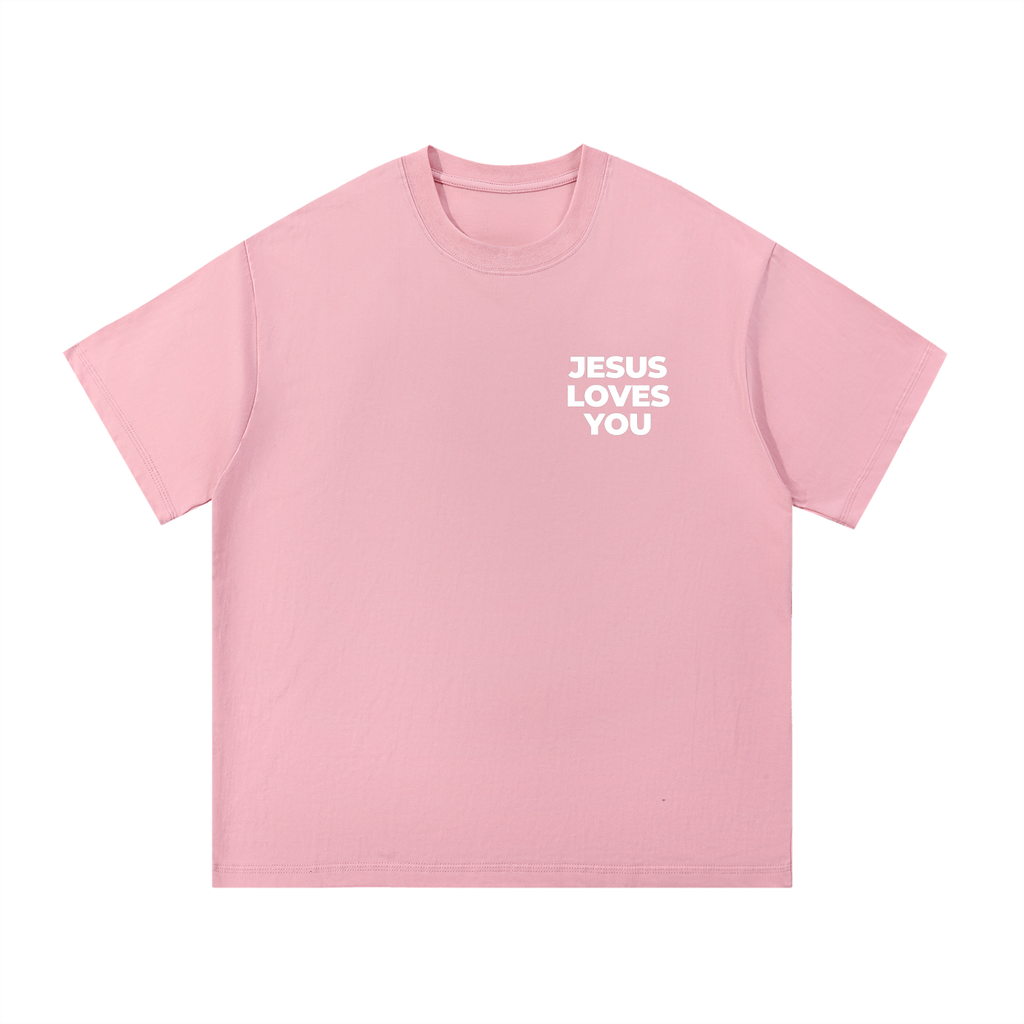 Jesus loves you Pink Tee