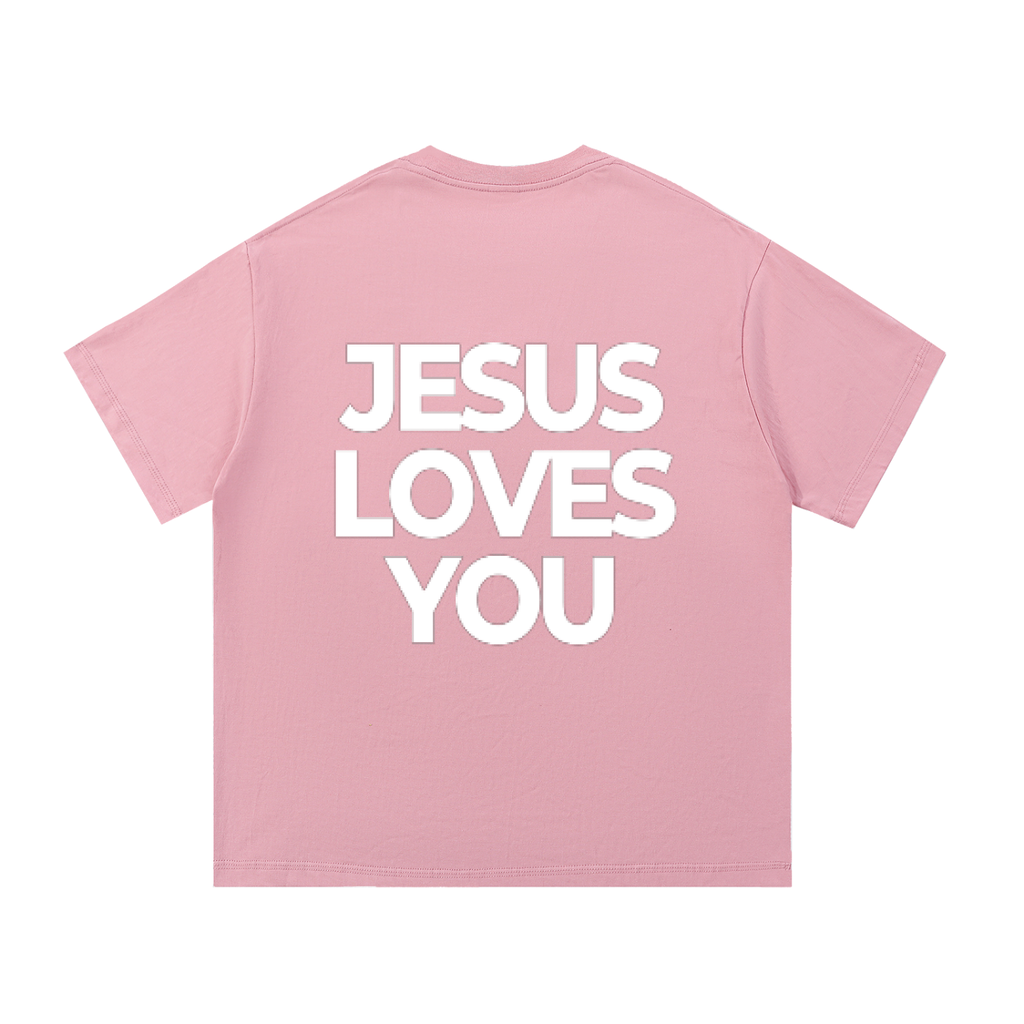 Jesus loves you Pink Tee