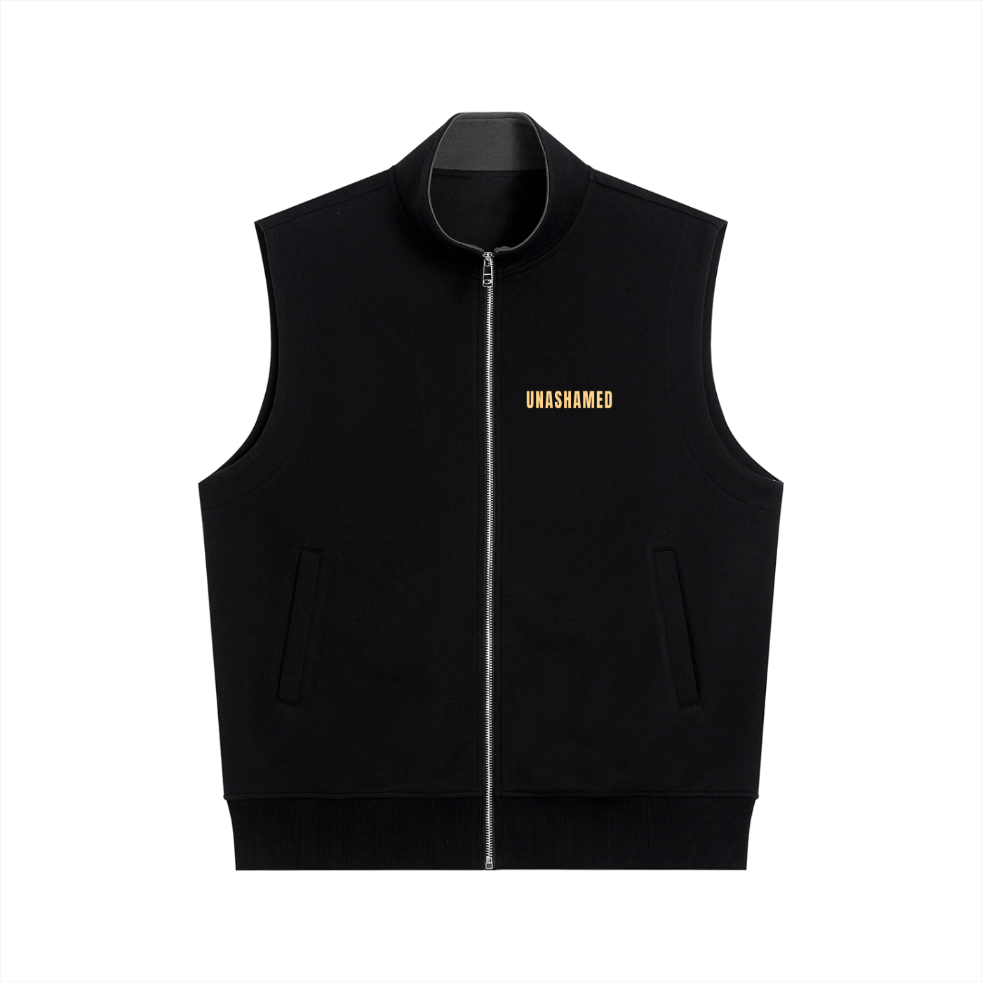 Black Heavyweight Vest - UNASHAMED OF JESUS